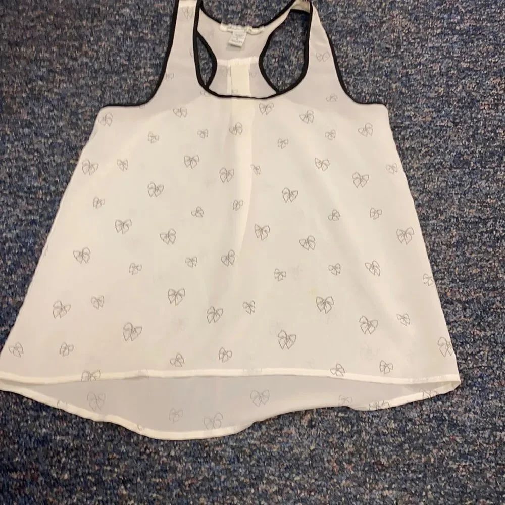 American Rag Sheer Bow tie Tank top sz. S
